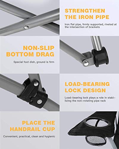 KingCamp-Campingstuhl-Angelstuhl-Klappstuhl-mit-integriertem-Getraenkehalter-und-ergonomischer-Rueckenlehne