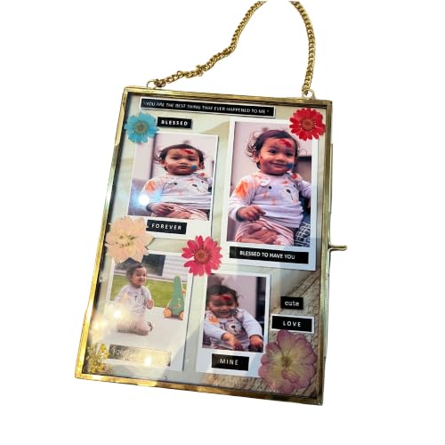 Image of HBH Personalized Baby Memory Frame with Name Birth Details Display