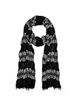  s.Oliver Herren 97.910.91.2555 Schal, Grau (Grey/Black Stripes 99g1), One Size (Herstellergröße: 1)