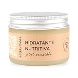 🌿 CREMA HIDRATANTE FACIAL PARA PIEL SENSIBLE Y REACTIVA: Crema facial mujer y hombre formulada especialmente para piel sensible, piel reactiva y piel con tendencia atópica. Esta crema hidratante facial natural calma rojeces, tirantez e irritación, ayudando a reforzar la barrera cutánea sin alterar el equilibrio natural de la piel.