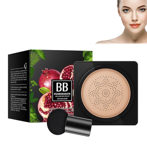 Eazerom 07 Mushroom Head CC Creme,Fond de Teint Couvrant CC Crème,Foundation Make up Liquide CC Crèmes,Hydratant Longue,Naturel Éclaircissant Même Base de la Peau Fond de Teint Léger,Ivory