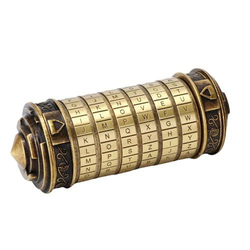 Cryptex Da Vinci Code Money Puzzle Box with Hidden Compartments