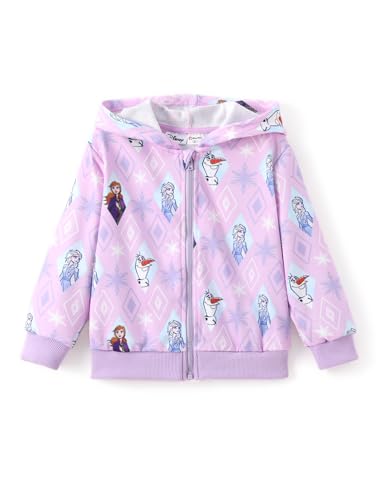 Disney Frozen Elsa Princess Cenicienta Belle Stitch - Sudadera con capucha para niñas: chaqueta con capucha y cremallera unisex para niños pequeños, rosa-púrpura-Elsa y anna, 2T, Rosa, púrpura