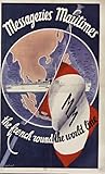  Messageries Maritimes Affiche Poster Reproduction Format 50X70 cm Papier Luxe 300 GR - Vente du fichier numérique HD Possible Nous Consulter