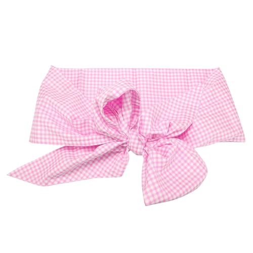 Image of VGEBY Newborn Swaddle Sash Maternity Bow Sash Newborn Infant Blanket Swaddling Blankets for Photo Stretch Wrap Blankets & Swaddling (Light Plaid)