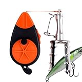 Zestivra Ködersicherungs Tool | Kunstköder Bergungsgerät - Barschangeln Zubehör Edelstahl Ködergreifer Angelzange Wanderung Camping Outdoor Männer Väter Eisfischen Bootfahren Wassersport Angelausstatt