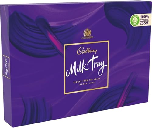 Cadbury Milk Tray Chocolate Box, Assorted Milk Chocolates Gift Set for Birthdays, Anniversaries & Special Occasions, 530 g (Pack of 1)