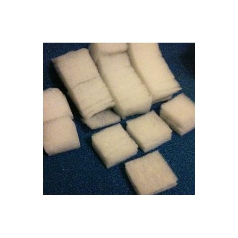 Finest-Filters Pack of 50 Compatible Poly Filter Pads to fit Juwel Compact Filters Cover