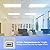 Franjulia 18 Pack 2x4 LED Flat Panel Light, Dimmable Flush Mount Office Kitchen Drop Ceiling Light Fixtures, 9100LM,Switchable 5 CCT 3000K/4000K/5000K/5700K/6500K & 5 Wattages 30W/40W/50W/60W/70W