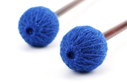 Foraineam Basics Series Medium Keyboard Marimba Mallets With Maple Handle And Blue Yarn Head #TOP2