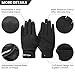 FINGER TEN Horse Riding Gloves Equestrian Women Kids for Girls Boys Mesh Breathable Lightweight Color Pack, Comfortable Grip for Summer (Kids-Black, Medium)