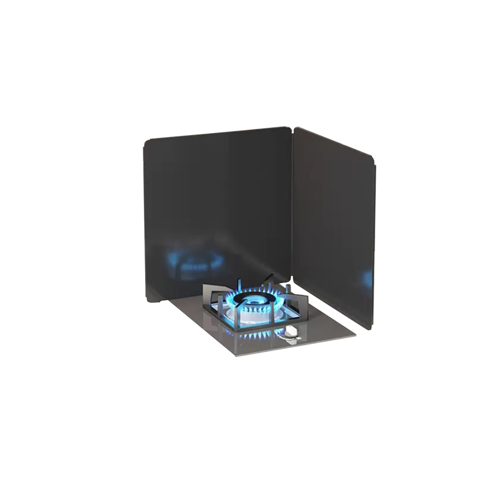 Protection anti-éclaboussures pliable inox et écran de cuisson pour mur de cuisine