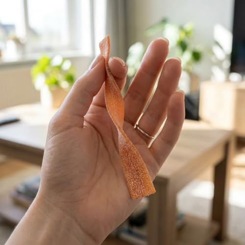 Bebeto Super Belt Peach Caramelos Veganos Ácidos 135g miniatura 3