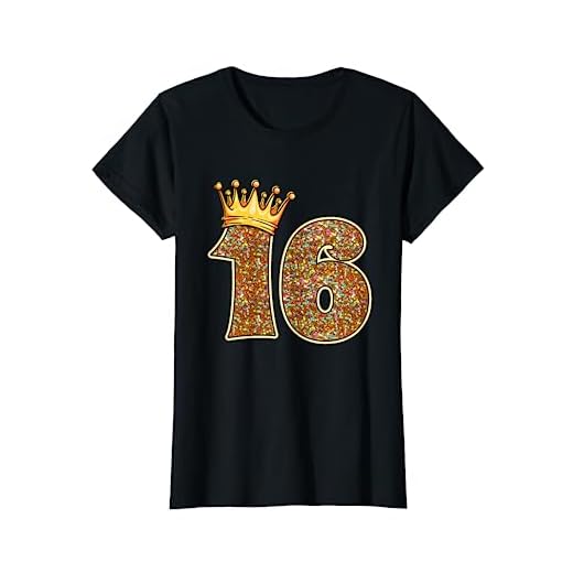 Mujer Regalo de cumpleaños número 16 para niña de 16 años Camiseta