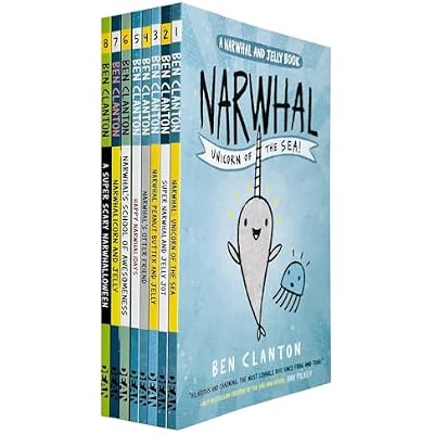 Narwhal and Jelly Series 8 Books Collection Set