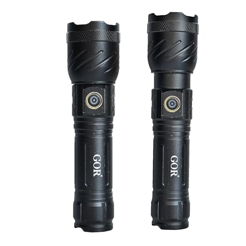 GOR-30W-Spot-LED-1500-Lumens-Flashlight-Torch-5-Modes-Rechargeable-C-Type-Charging-Battery-Indicator-FT21