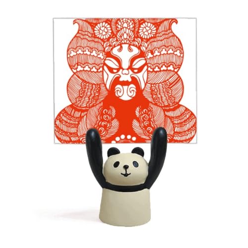 Porte-mémo chinois opéra de Pékin en papier découpé artisanal