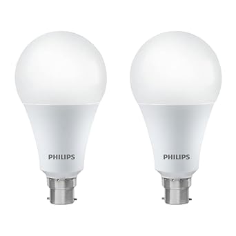 Philips StellarBright 12-Watt LED Bulb B22 Base (Crystal White, Pack of 2)