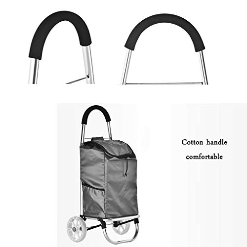 LDBDASA Bequemer Warenkorb Warenkorb Kleine Warenkorb Alte Klappwagen Trolley Trailer Trolley Auto Ziehen Waren Home… – Bild 8