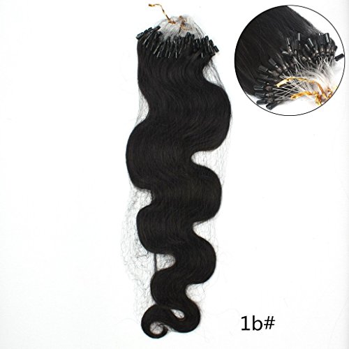 Extensions cheveux humains brésiliens extensions micro ring boucles ondulées