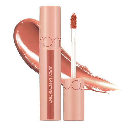 rom&nd beauty Juicy Lasting Tint - 12HR Long Lasting Lip Stain with Hydrating Fruit Extracts - Highly Pigmented, Lightweight, Glossy Finish Buildable Korean Lip Tint - 0.19 oz (#22 Pomelo Skin)