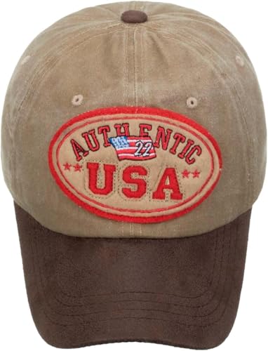 Image of Handcuffs Outdoor Travel Cap for Women Men USA Embroidered Sport Breathable Beach Baseball Cap