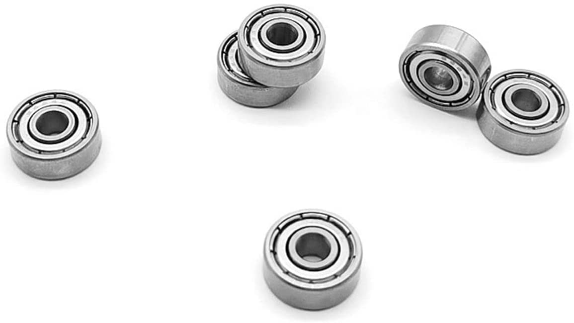HYUJNAFZR 10Pcs S623ZZ CB Fishing Reel Bearings ABEC-7 Stainless Steel Bearings 3x10x4mm