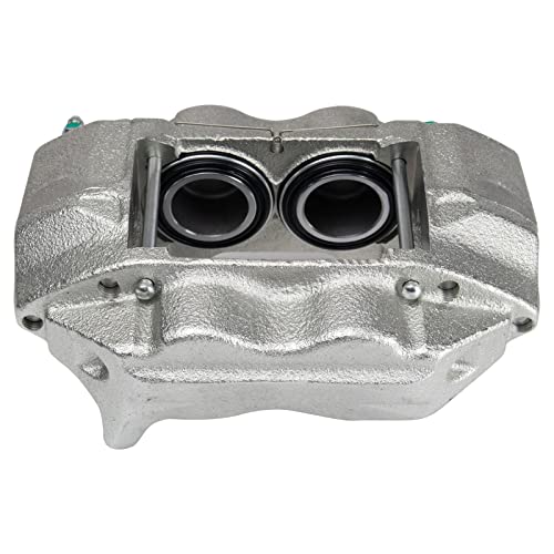 Image of TRQ Front Brake Caliper Set Zinc Coated Brackets Compatible with 1996-2002 Toyota 4Runner 2004 Tacoma