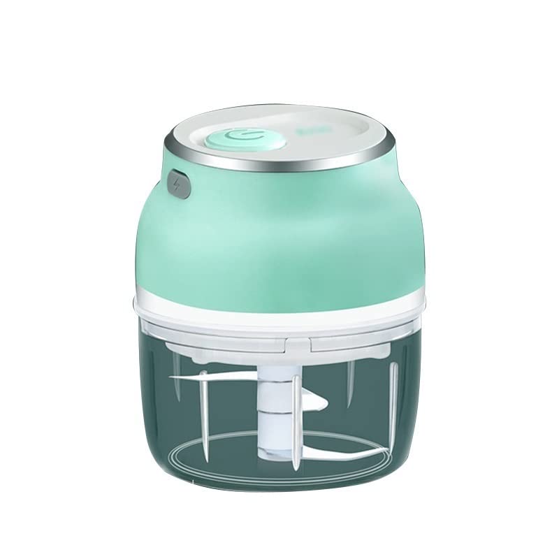 Electric Garlic Chopper Mini Garlic Vegetable Chopper Grinder Crusher Press Meat Fruit Onion Multi-function Chopper (Color : A)