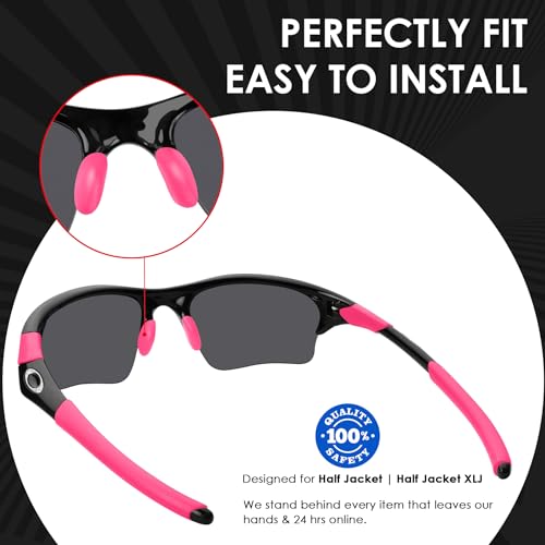 Image of BLAZERBUCK Replacement Sock Kits Earsocks & Nosepieces for Oakley Half Jacket XLJ Sunglass