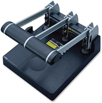 3- Hole Punch Heavy- Duty- 150 Sheet Capacity Silver- Blue