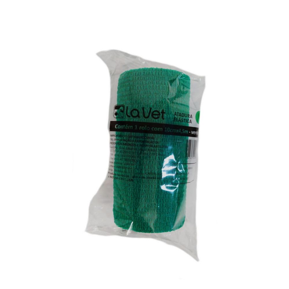 ATADURA ELASTICA 10 X 4,5 MTS VERDE
