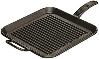 Lodge 30.48 cm / 12 inch Pre-Seasoned Cast Iron Square Grill Pan