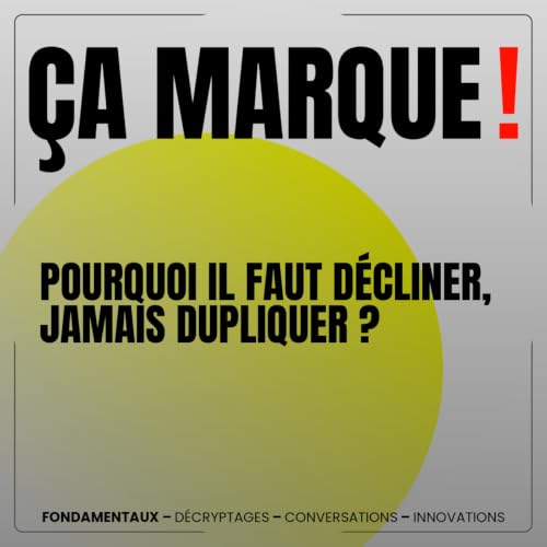 Pourquoi il faut d&eacute;cliner, jamais dupliquer ?