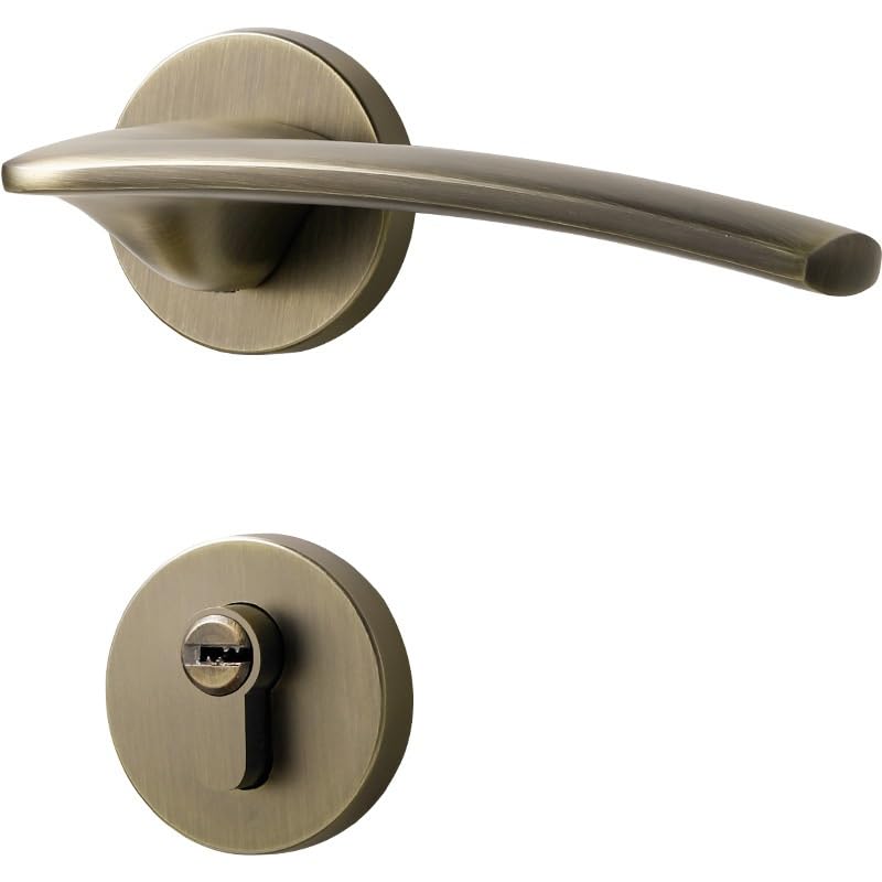 Serrure fendue poignée de portes magnétiques pour une fermeture fluide en bois