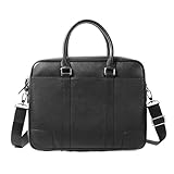 OJEVMLFVQ Briefcases Man Briefcase Genuine Leather Men Bag Fashion Male Shoulder Laptop Bag Handbag Business(Color 2)