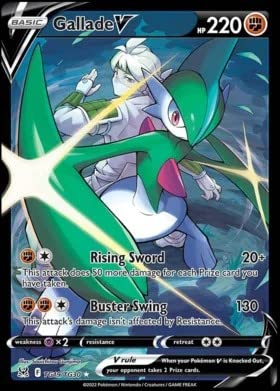 Pokemon - Gallade V - TG19 - Trainer Gallery - Lost Origin - Full Art Holo Foil Card