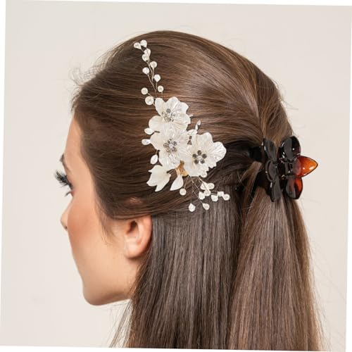 Horquillas de perlas para novia e invitadas y accesorios de boda para pelo largo 5