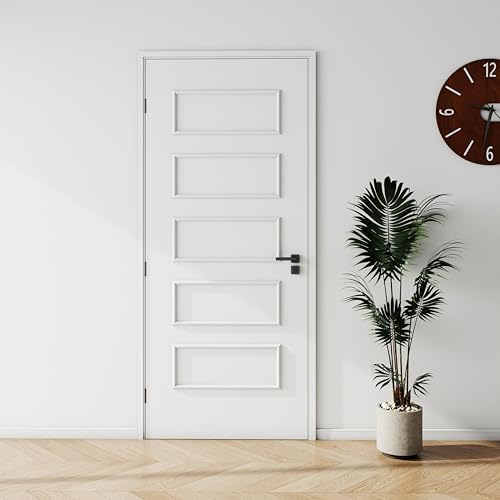 Colingmill 1 Set Peel and Stick Door Moulding Kit 3-Layer