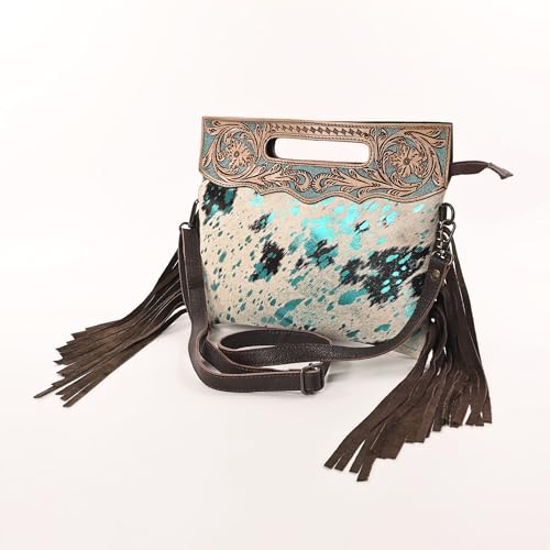 Image of Merbaa Women Natural Cowhide Leather Crossbody Sling Bag With Adjustable Detachable Strap | Shoulder Bag | Handbag