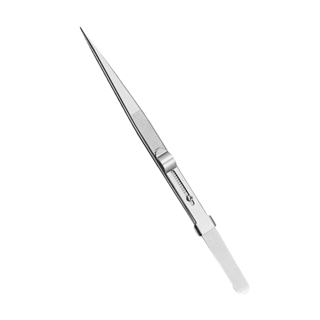 Gogogmee Precision Tweezers Heavy Duty Metal Stamp Tweezers for Rhinestones Jewelry Making