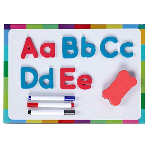 BrightMax UK DESIGNED Magnetic Letters for CHILDREN, Phonics Games and EYFS Alphabet Learning Toy