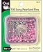 Dritz 68-44 Pearlized Pins, Long, Pink, 1-1/2-Inch (100-Count)