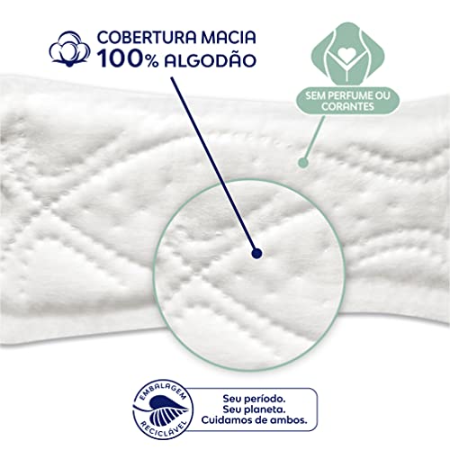 Protetor Diário Libresse V Organic Regular, Libresse, Branco