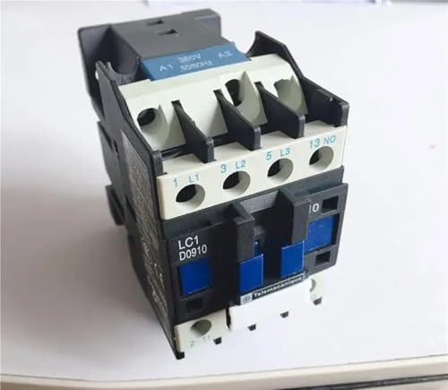 Contacteur CA LC1-D0910 triphasé 9 A bobine 110V NO fixation rail DIN