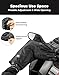 KEMIMOTO ATV Gloves, Touch-Friendly Bag/Front Wind-Breaking Guard Motorcycle Snowmobile Handlebar Mittens Compatible with Sportsman Scrambler FourTrax Grizzly Snowmobile Bicycle (Black)