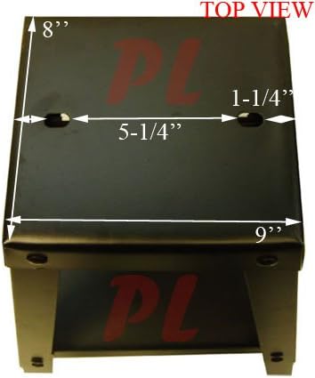 Top Plate Dimensions of the Bench Grinder Stand