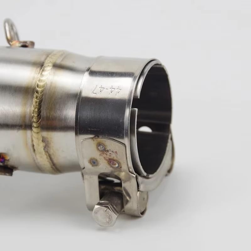 オートバイの排気管 オートバイの排気管マフラーミッドリンクパイプに適合する 忍者 400 EX400 Z400 2017-2023