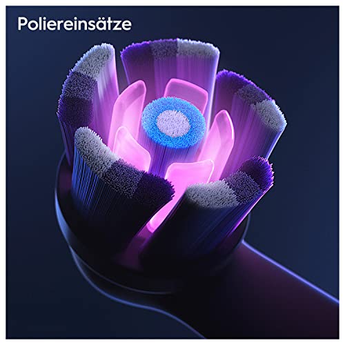 Oral-B iO Strahlendes Weiss Aufsteckbürsten für elektrische Zahnbürste, Briefkastenfähige Verpackung, 6 Stück – Ansicht 4