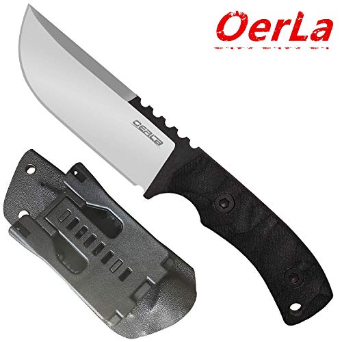 Oerla TAC TF-0017 Thunder Flash Fixed Blade Outdoor Duty Straight Knife 420HC Stainless